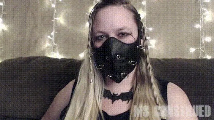 Ms Construed's Most Intense Stare ~ Mask & Eye Fetish & Ignore Worship ~ Ms Construed best and most intense eye staring contest clip to date!