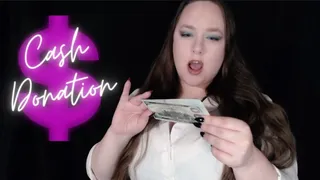 Cash Donation Findom Roleplay by Ms Construed ~ Financial Domination & Money Fetish ~ Ms Construed Roleplays as the Director of Debt for the Bank of Construed Where You Come in to Drop a BIG Money Donation Directly To Her Perfectly Manicured Hands