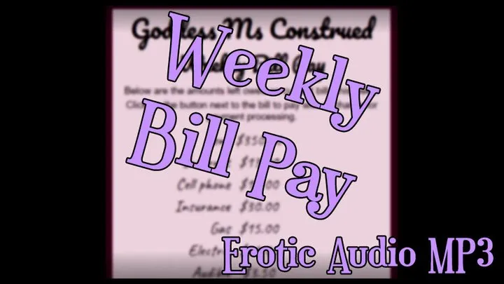Weekly Bill Pay