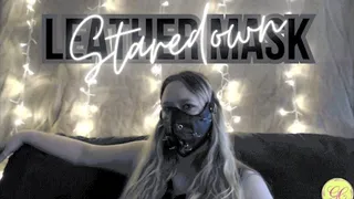 Leather Mask Fetish Staredown by Ms Construed ~ Leather Mask & Eye Staring Fetish ~ A Femdom Fantasy Clip