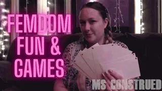 Femdom Fun and Games by Ms Construed ~ Findom, Humiliation, JOI, Chastity Tasks for Submissive Beta Males ~ Enjoy an Entire Week of Tasks by Goddess Ms Construed!