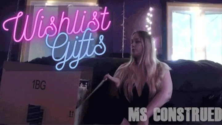 Wishlist Gifts Received by Ms Construed ~ Findom Money and Shopping Fetish ~ Ms Construed is Spoiled by a Good Boy!