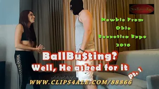 Ballbusting? Well, He Asked For It