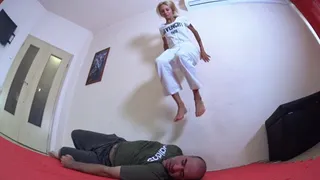 CECILIA - Lethal Karateka Feet - Forget About Your Face! - INHUMAN Facestrampling, Facestomping And Facejumping GOPRO VERSION