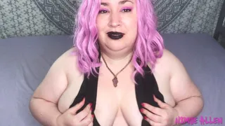 Gothy Girlfriend Messy Blowjob