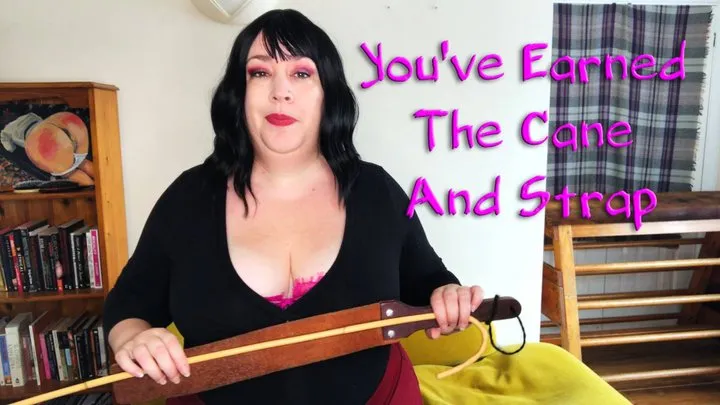 I'm Going to Give You The Cane and The Strap - BBW Nimue Allen femdomme disciplinarian dominant girlfriend POV scolding punishment