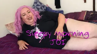 Sleepy Morning JOI - BBW Jerk off instruction Nimue Allen