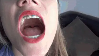 Inside Gemma's mouth, massive mouth