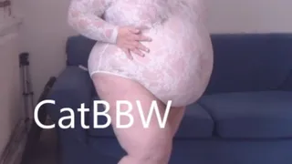 BBW Showing off Curves Dancing and Goofing About