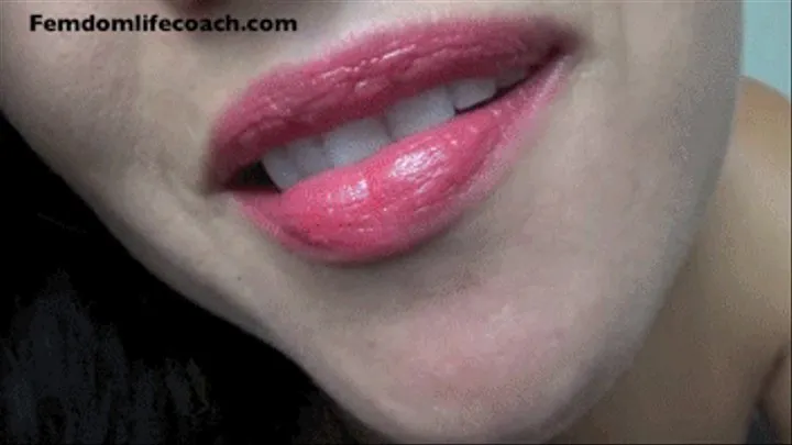 Red Lip Sensual Seduction Mouth And Lip Fetish JOI