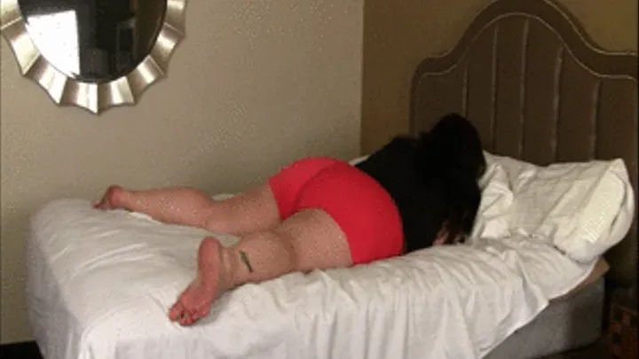 Resting BBW Has To Be Lifted Off Bed