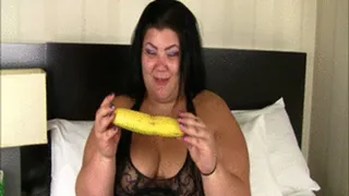 Fatty Eats Banana Sensually