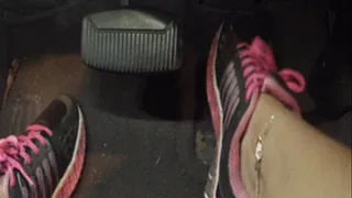 Candy Crush Rough Driving F150 to Gas Station in Sneakers (PedalCam)