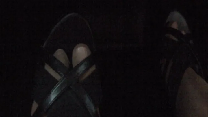 Ashley in Why you Never Buy a Used Rental Car Nylons & Heels, Nylons Barefoot (PedalCam)