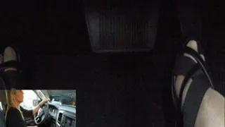 Ashley Angry and Driving Dodge Ram in Heels and Hose (PiP StandardCam)