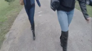 Ashley and Noelle Steal a Mercedes and Stash It (PedalCam)