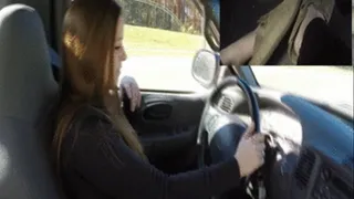 Lizzie Driving F150, Big Peel Out, and Shoe Play Birkenstock Potato Shoes (PiP PedalCam)
