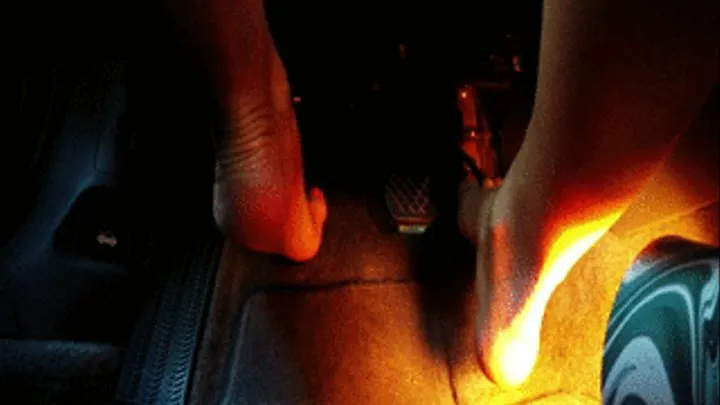 Noelle Driving Honda Stickshift Peel Out Barefoot (PedalCam) Part II of II