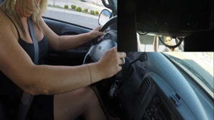 Ashley Driving and Burnouts F150 Stockings/Hose (PiP POV PedalCam)