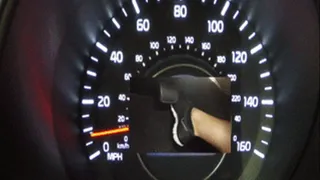 Noelle Flooring the Optima and Hitting 100MPH in Sneakers (PiP PedalCamCam)