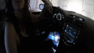 Rush Doing a Horrible Job Driving Stick Shift in Rain, Spins Tires, Sneakers