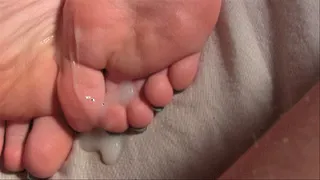 Day 40: My Tired Toes and Soles Get Blasted - Couldn't Even Wait 2 Hours More For A Footjob