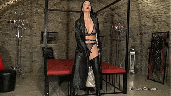 Leather Coat Lover JOI