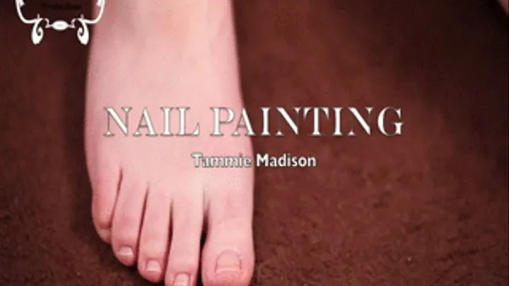 Tammie Madison paints Her Nails