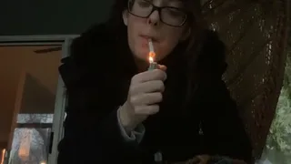 Smoking in glasses