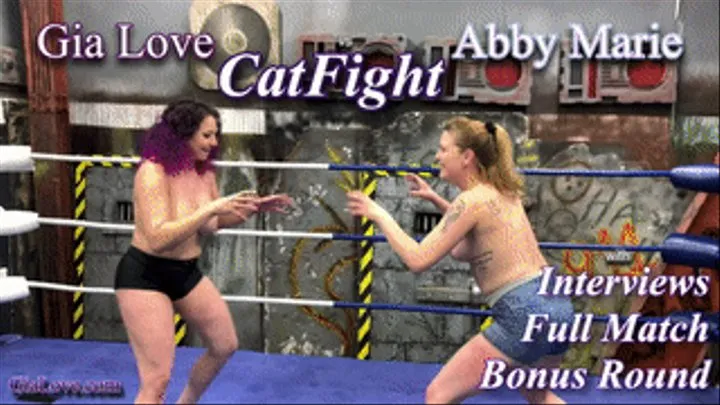 AbbyMarie Vs GiaLove Interviews + CatFight