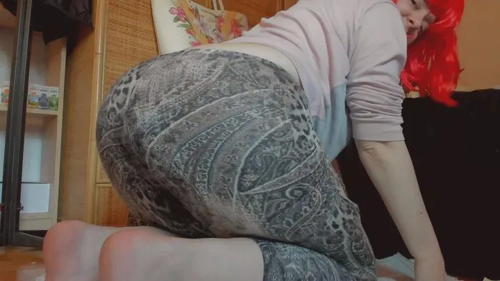 Completely Dirty and Destroyed Yoga Pants