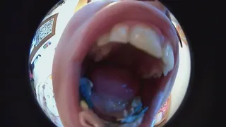 I chew men in my mouth - Vr Fish Eye Video