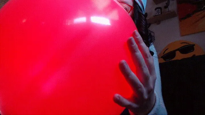 Hot big red balloon