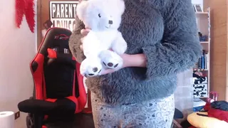 White Teddy Bear totally