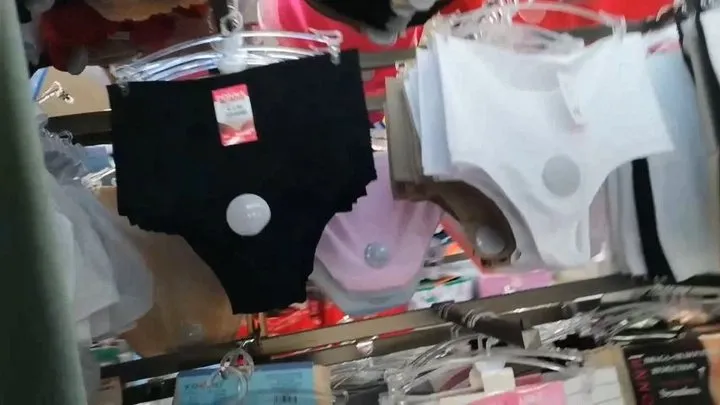 Shopping and Wet Panties in Public Store