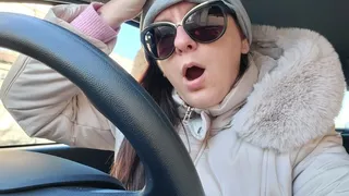 Sexy stinky farti in my car