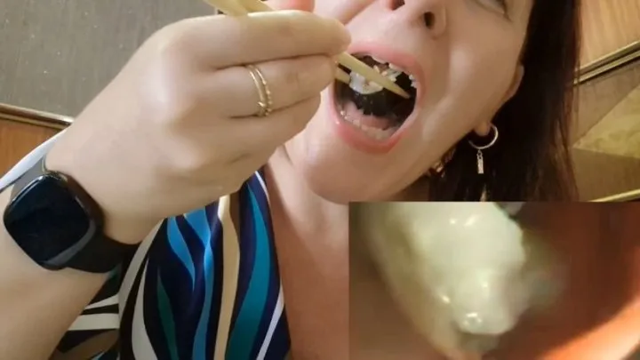 Wonderful Public Vore - I use my pillcam in a restaurant and show you the inside of my stomach live