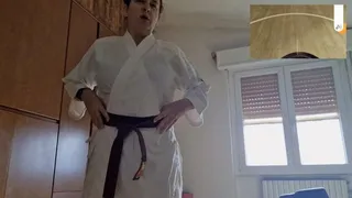 Martial arts match with Oculus 2 headset