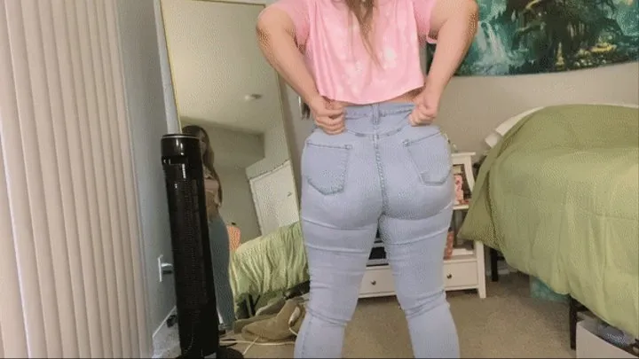 Endless Squirming Big Booty In Tight Jeans Custom