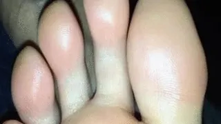 FUCKING TIRED TOES - NEW PEDICURE PINK TOES - POV SOLES AND TOES - CUM BLAST