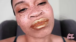 Cum On Gold Lips