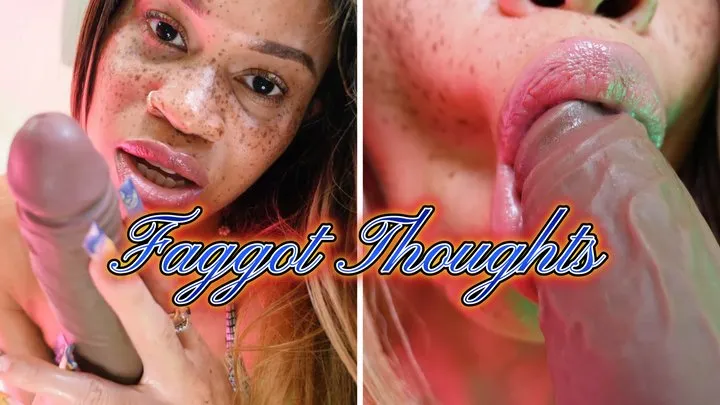 Faggot Thoughts- Ebony Femdom Goddess Rosie Reed