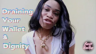 Draining Your Wallet & Dignity- Ebony Financial Dominatrix Goddess Rosie Reed Humiliates Findom Losers & Teases For Wallet Drains