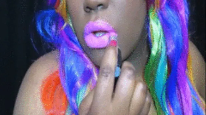 A RAINBOW OF LIPSTICK( )