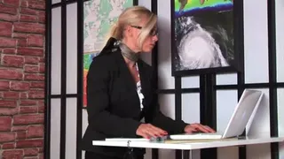 Attacked weather girl!