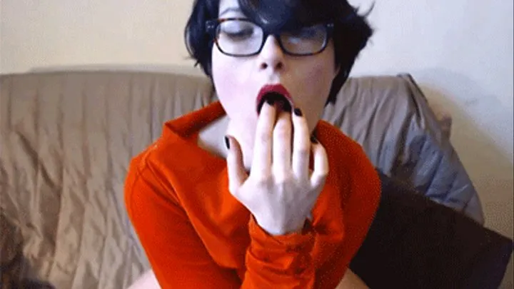 Velma Striptease and Masturbation