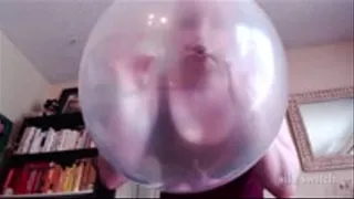 Bonus: Blowing bubbles at you