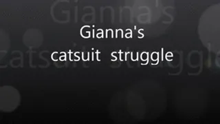 Gianna's catsuit Struggle