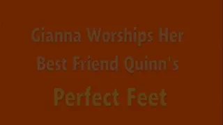 Gianna and Quin Worship Our Pretty Feet :)