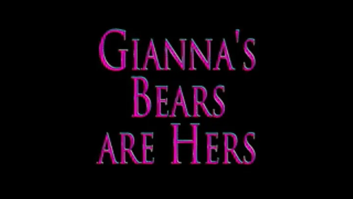 Gianna's Bears Are Hers